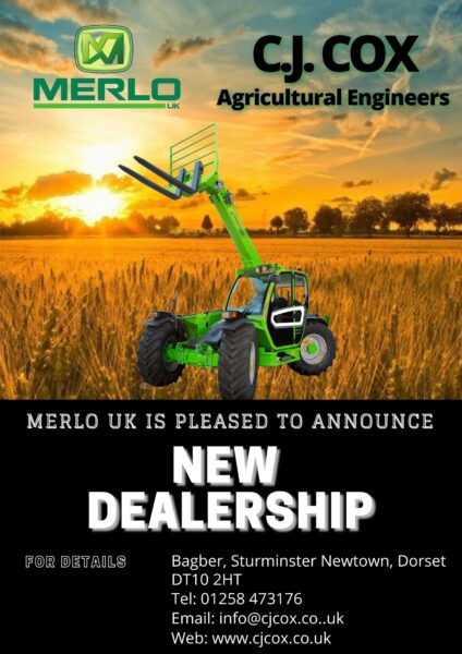 CJ COX Appointed As Merlo UK's Latest Dealer