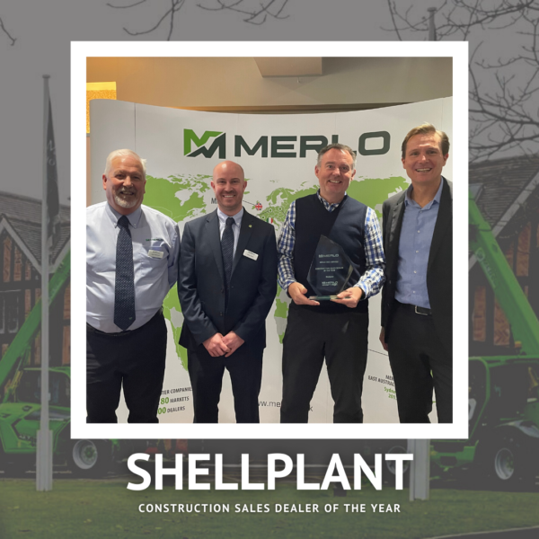 Shellplant, winners of Merlo UK's Construction Sales Dealer of the Year