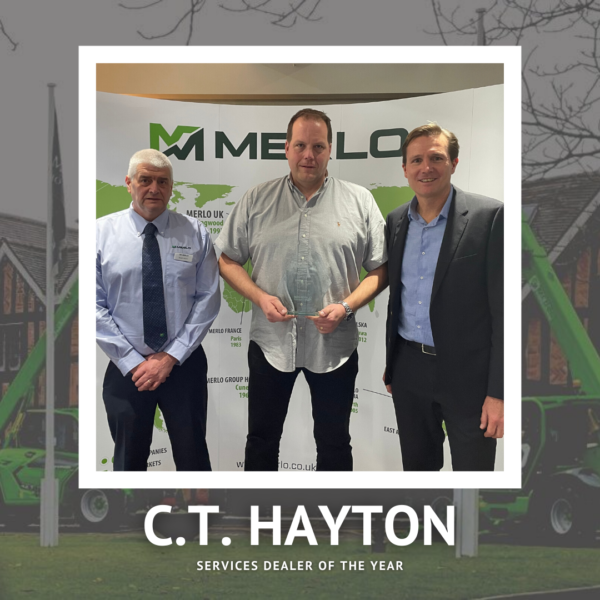 C.T. Hayton, winners of Merlo UK's Services Dealer of the Year